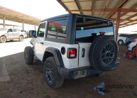 2024 Jeep Wrangler 2-Door Sport S 4X4 из США, поврежденный, VIN 1C4PJXAG1RW272227